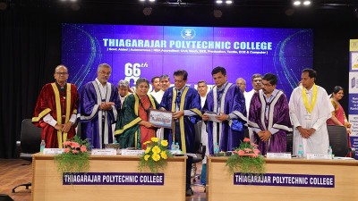 66th Graduation Day: Thiagarajar Polytechnic records 100% placement for graduating batch of 692 across 11 disciplines