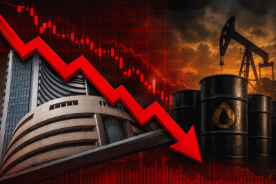 Sensex, Nifty extend losses for 2nd straight day as US-Iran war, crude oil surge rattle markets
