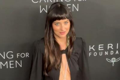 Dakota Johnson sets pulses racing in daring black gown at Kering Foundation dinner