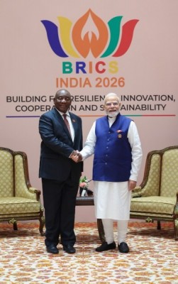 In Images: Modi meets African leaders on BRICS sidelines