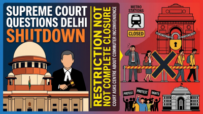 ‘Restriction, not complete closure’: Supreme Court questions Delhi shutdown ahead of CJP protest