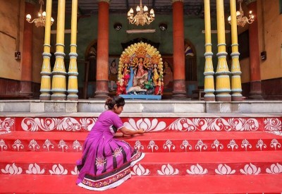 In Images: Basu Mallik Bari’s Durga Puja enters 135th year in Kolkata
