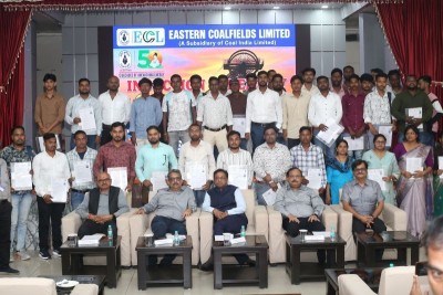 Eastern Coalfields Limited distributes appointment letters to 90 candidates