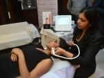 Dr. Paul demonstrates age-defying beauty treatment Venus Viva