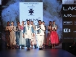 LFW: Models walk the ramp for designer Chaman Siju