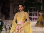 Kangana Ranaut walks the ramp in India Couture Week