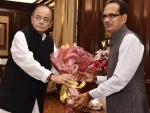 CM of Madhya Pradesh, Shivraj Singh Chouhan meets Union Minister for Finance and Corporate Affairs, Arun Jaitley