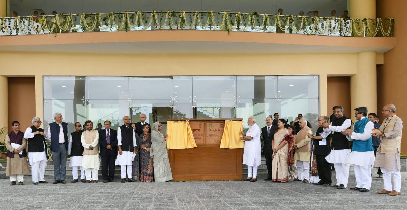 Modi-Mamata-Hasina share stage at Visva Bharati events 