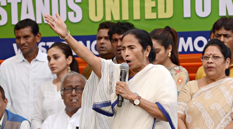 Kolkata: Mamata Banerjee participates in another protest march against CAA