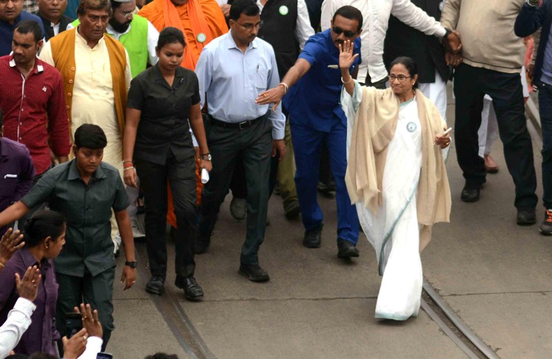 Mamata Banerjee holds rally against CAA-NRC in Kolkata