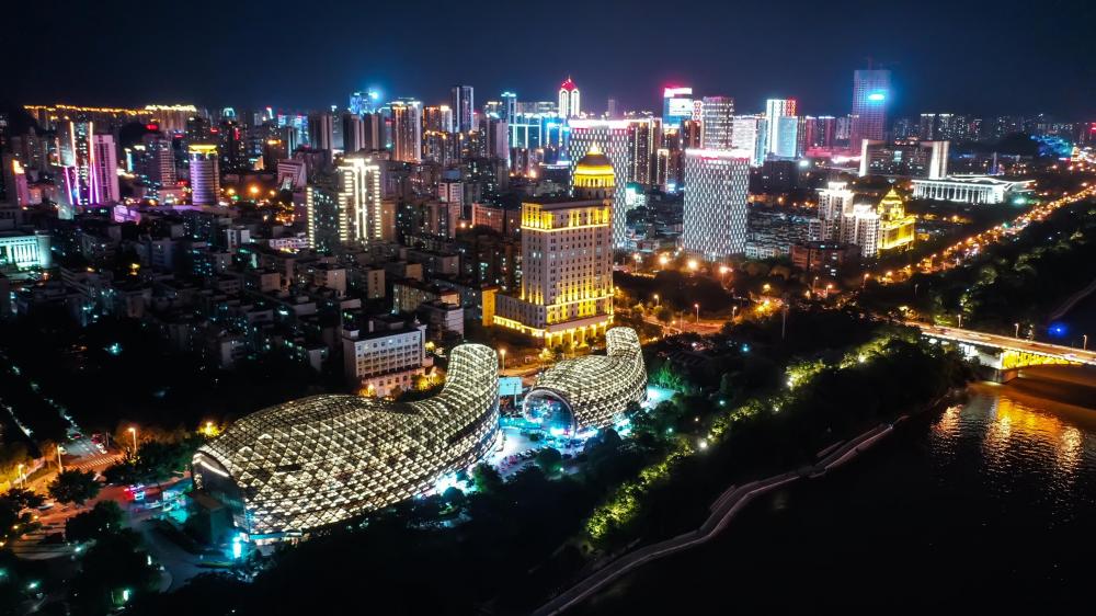 Aerial view of Liuzhou