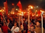 Trade unions take out torch rally against CAA-NRC-NPR in Kolkata