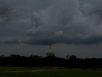 Dark clouds over West Bengal capital Kolkata ahead of Cyclone Amphan