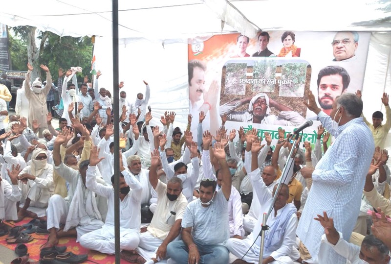 Farmers' unions agitating against Haryana govt