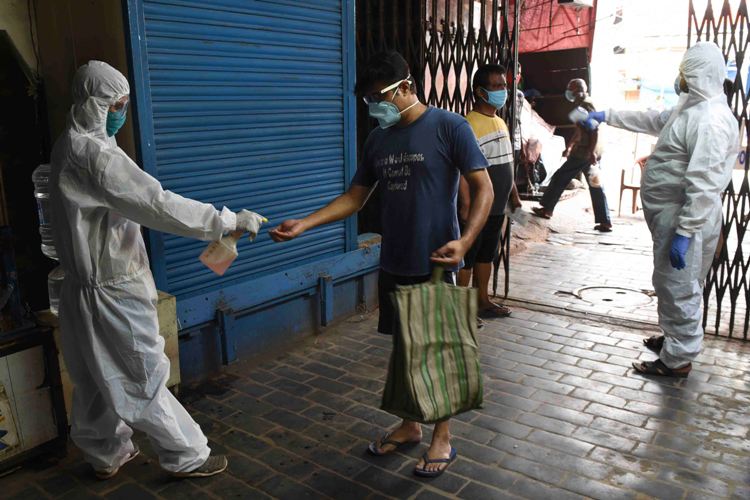 Downpour during lockdown in Kolkata