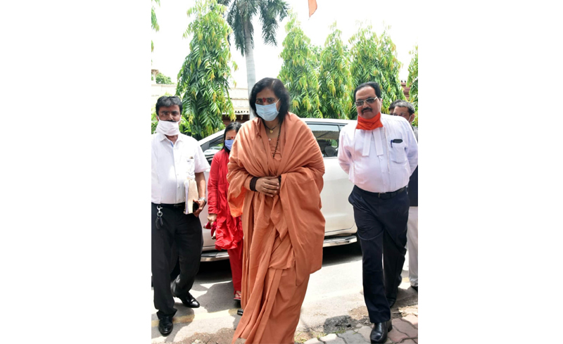 Babri case: Sadhvi Rithambara arrive in CBI special court