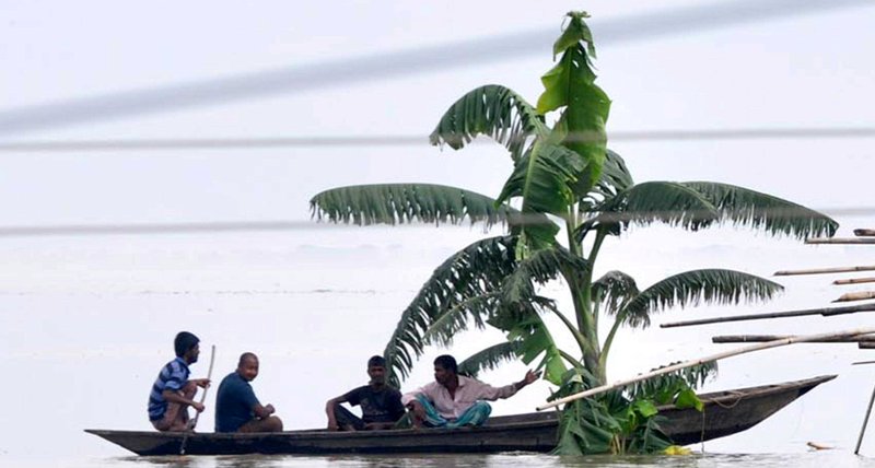 Flood in Hatisela, Kamrup