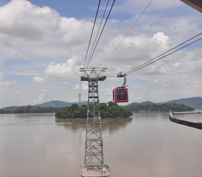 Inauguration of longest ropeway service over the Brahmaputra River in Guwahati