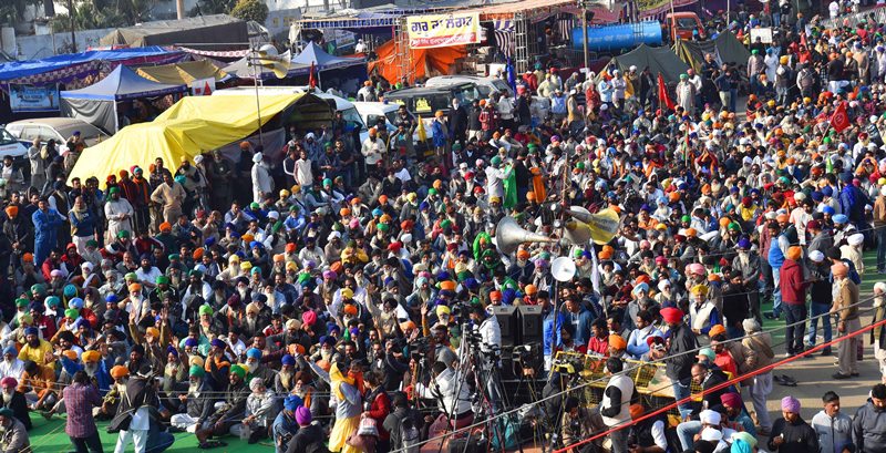 Farmers’ protests continue in Singhu border