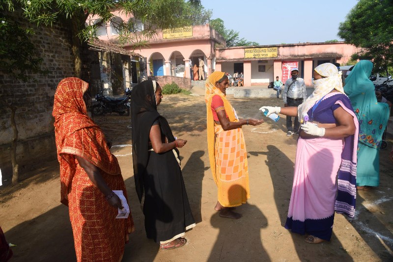 First phase of Bihar poll underway