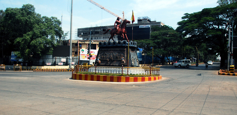 Anti-Covid lockdown in Belagavi