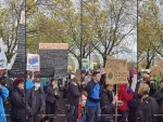 Climate activists protest in Glasgow during COP26