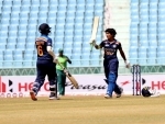 Paunam Raut celeberates her hundred against South Africa