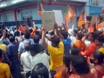 BJP workers protest outside party's election office in Kolkata over candidates' selection