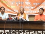 VHP Jt General Secretary Surendra Jain addresses press conference about atrocities on Hindus in Bangladesh