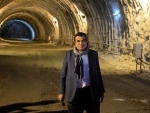 Nitin Gadkari inspects Asia's largest tunnel in Kashmir