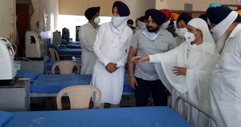 Shiromani Gurdwara Committee opens Covid Care Centre in Ferozepur school