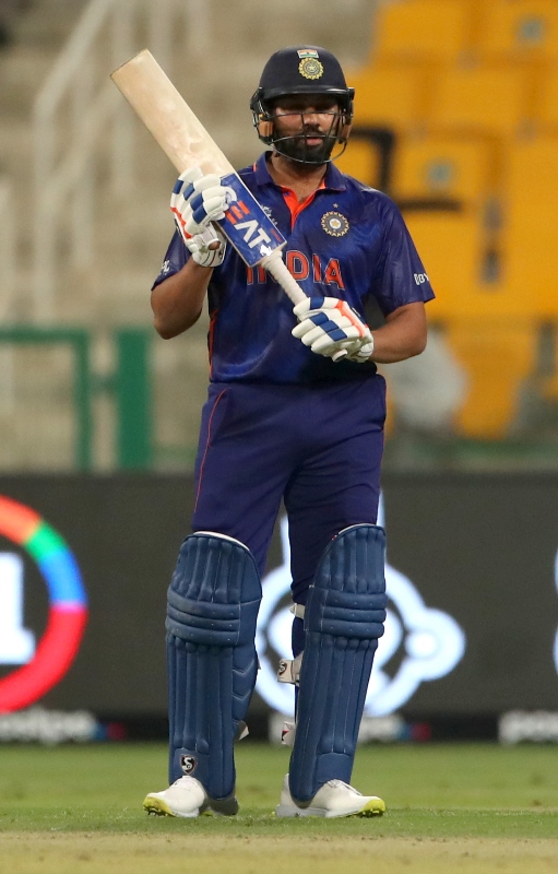 KL Rahul celebrates half-century against Afghanistan in ICC T20 World Cup at Sheikh Zayed Stadium in Abu Dhabi