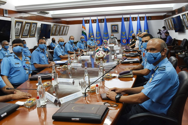 Defence Minister Rajnath Singh attends Indian Air Force (IAF) Commanders Conference