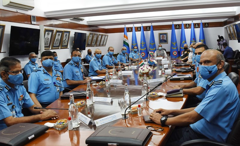 Defence Minister Rajnath Singh attends Indian Air Force (IAF) Commanders Conference