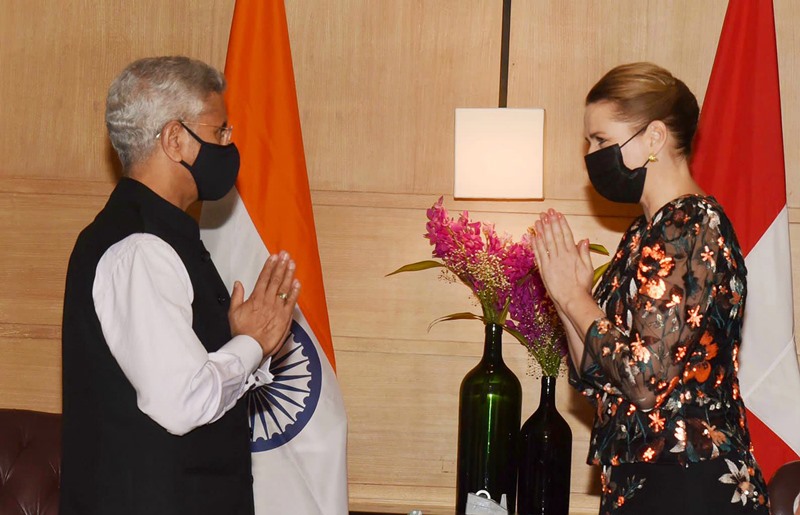 External Affairs Minister S Jaishankar meets Denmark PM Matte Frederiksen