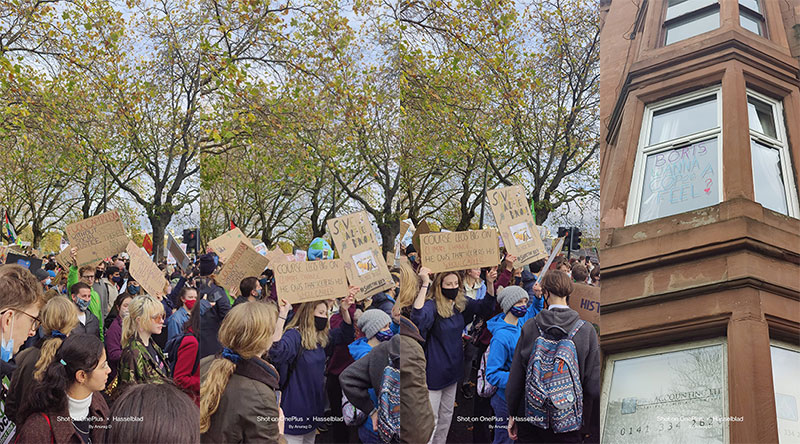 Climate activists protest in Glasgow during COP26