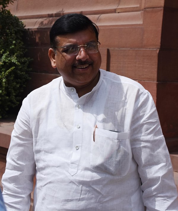 AAP MP Sanjay Singh in Parliament