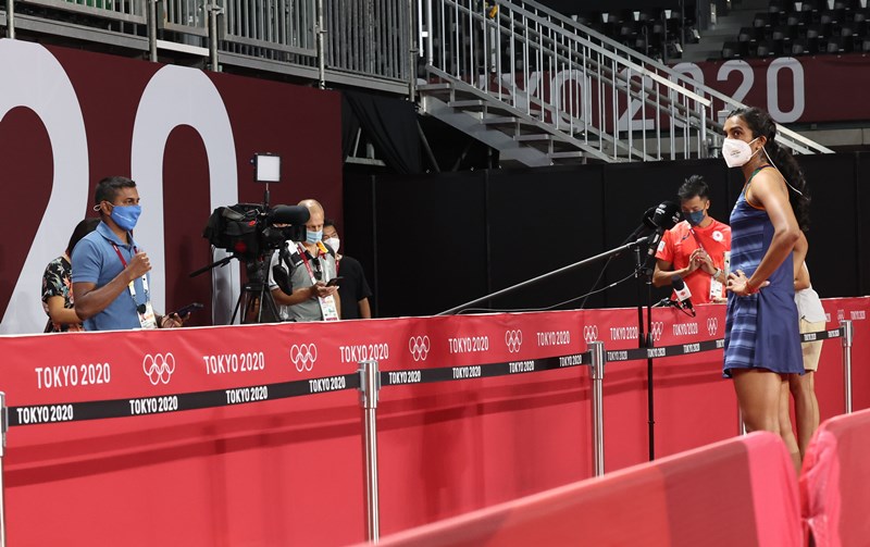 India in Olympics: PV Sindhu beats her Israil opponent during womens singles Group J qualification