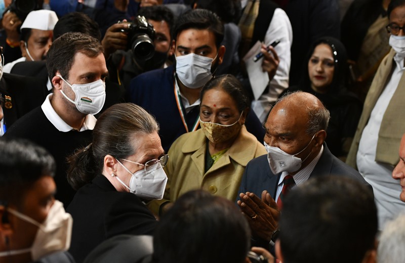 Sonia Gandhi addresses closing ceremony of an event to mark victory of Bangladesh Liberation War in Delhi