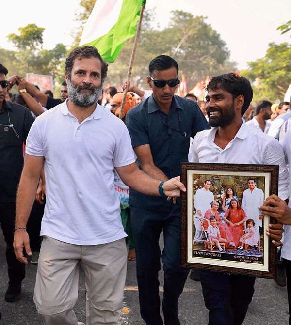 Rahul Gandhi in Bharat Jodo Yatra