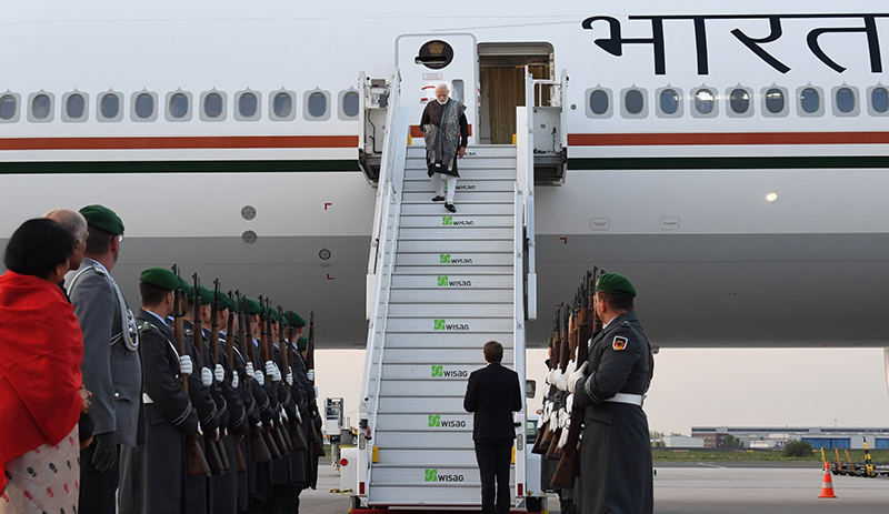 PM Modi begins German trip