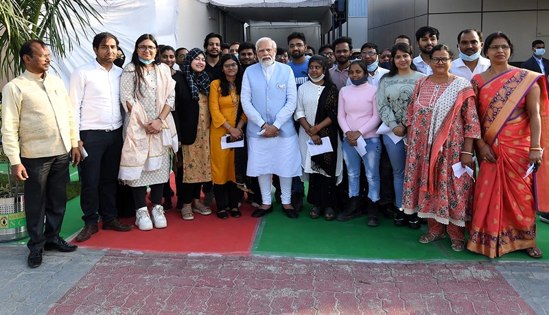 PM Modi interacts with evacuated Indian students from war-hit Ukraine