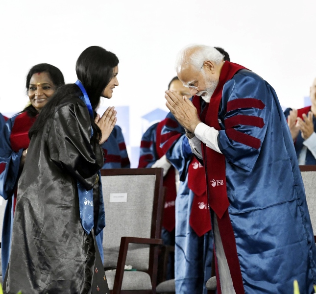 PM Modi addresses graduation ceremony of ISB Hyderabad