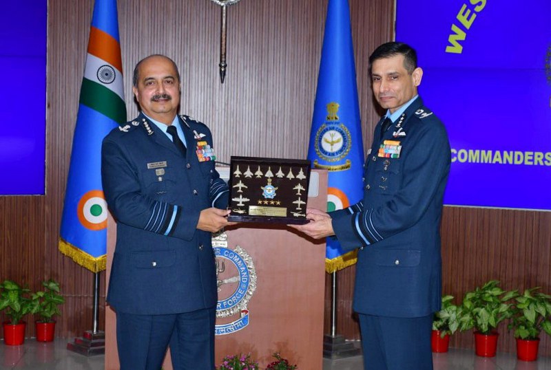 Air Chief Marshal VR Chaudhari attends Commanders Conference of Western Air Command