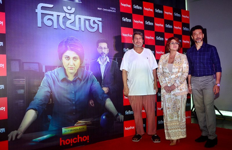 Glimpses from official poster launch of Hoichoi's upcoming webseries 'Nikhoj'