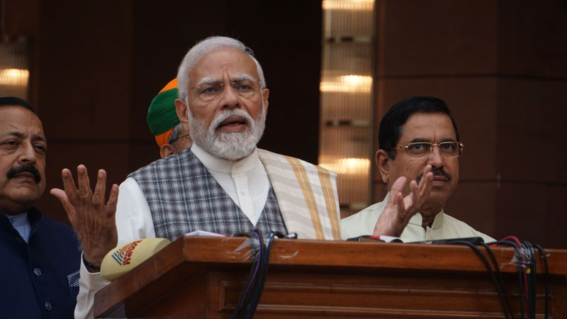 Parliament's Winter Session begins; Modi, Sonia, others attend day 1