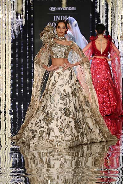 India Couture Week: Models walk the ramp for designer Suneet Verma