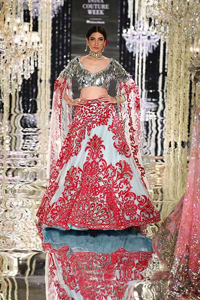 India Couture Week: Models walk the ramp for designer Suneet Verma