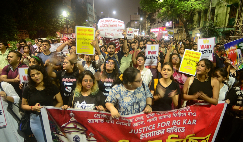 Kolkata’s Presidency University demands justice for RG Kar rape-murder victim