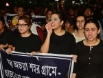 Bengali film fraternity protests against RG Kar rape-murder